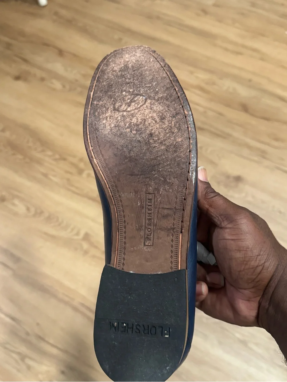 Florsheim smooth navy